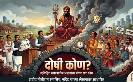 दोषी कोण? सुशिक्षित समाजातील अंधश्रद्धेचा बाजार | लेख: राठोड मोतीराम रूपसिंग