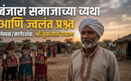 बंजारा समाजाच्या व्यथा आणि ज्वलंत प्रश्न - श्री सुकलाल चव्हाण