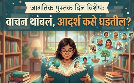 जागतिक पुस्तक दिन विशेष: वाचन थांबलं, आदर्श कसे घडतील? | प्रा. डॉ. सुभाष राठोड