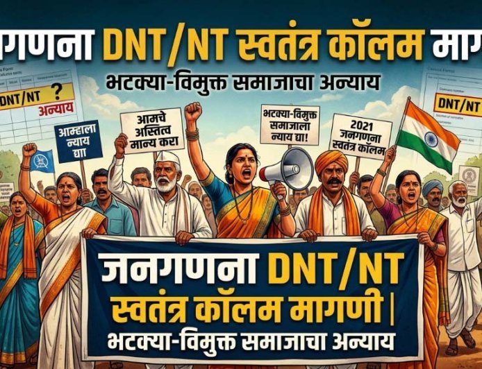जनगणना DNT/NT स्वतंत्र कॉलम मागणी | भटक्या-विमुक्त समाजाचा अन्याय