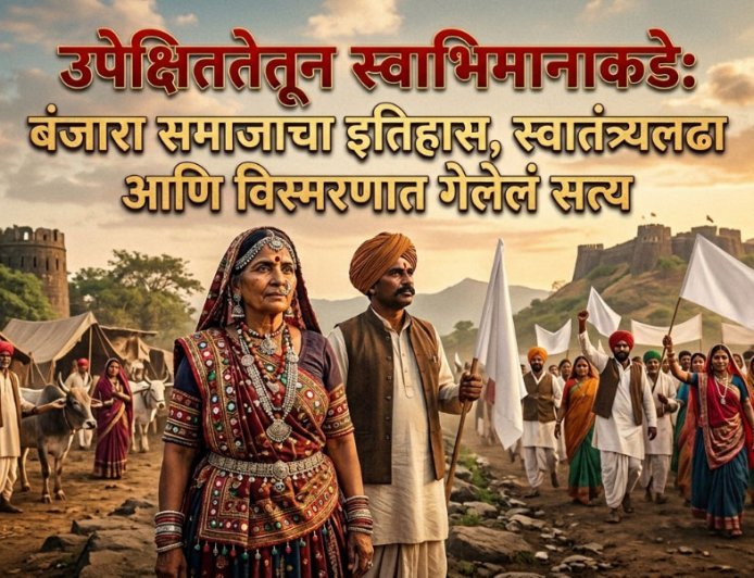 उपेक्षिततेतून स्वाभिमानाकडे: बंजारा समाजाचा इतिहास, स्वातंत्र्यलढा आणि विस्मरणात गेलेलं सत्य