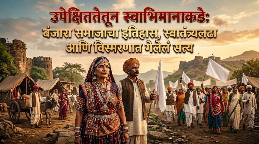 उपेक्षिततेतून स्वाभिमानाकडे: बंजारा समाजाचा इतिहास, स्वातंत्र्यलढा आणि विस्मरणात गेलेलं सत्य